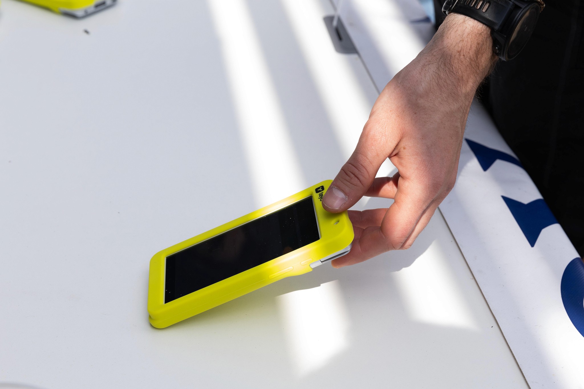 Credit Card Machine yellow Teya