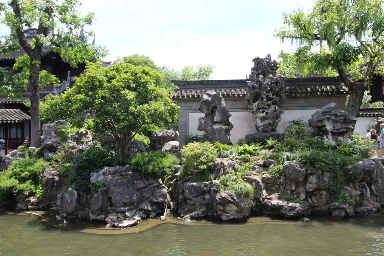 oude traditionele chinese tuin