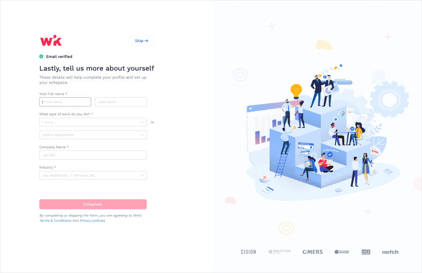 Updated Information page