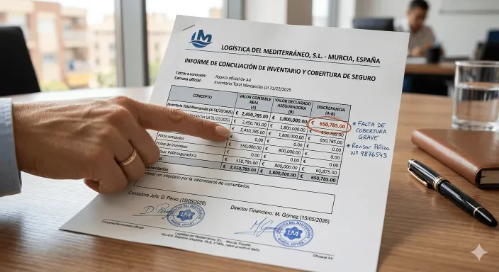 Cálculo de la Regla Proporcional aplicada a una empresa por ocultar el valor real de su stock.