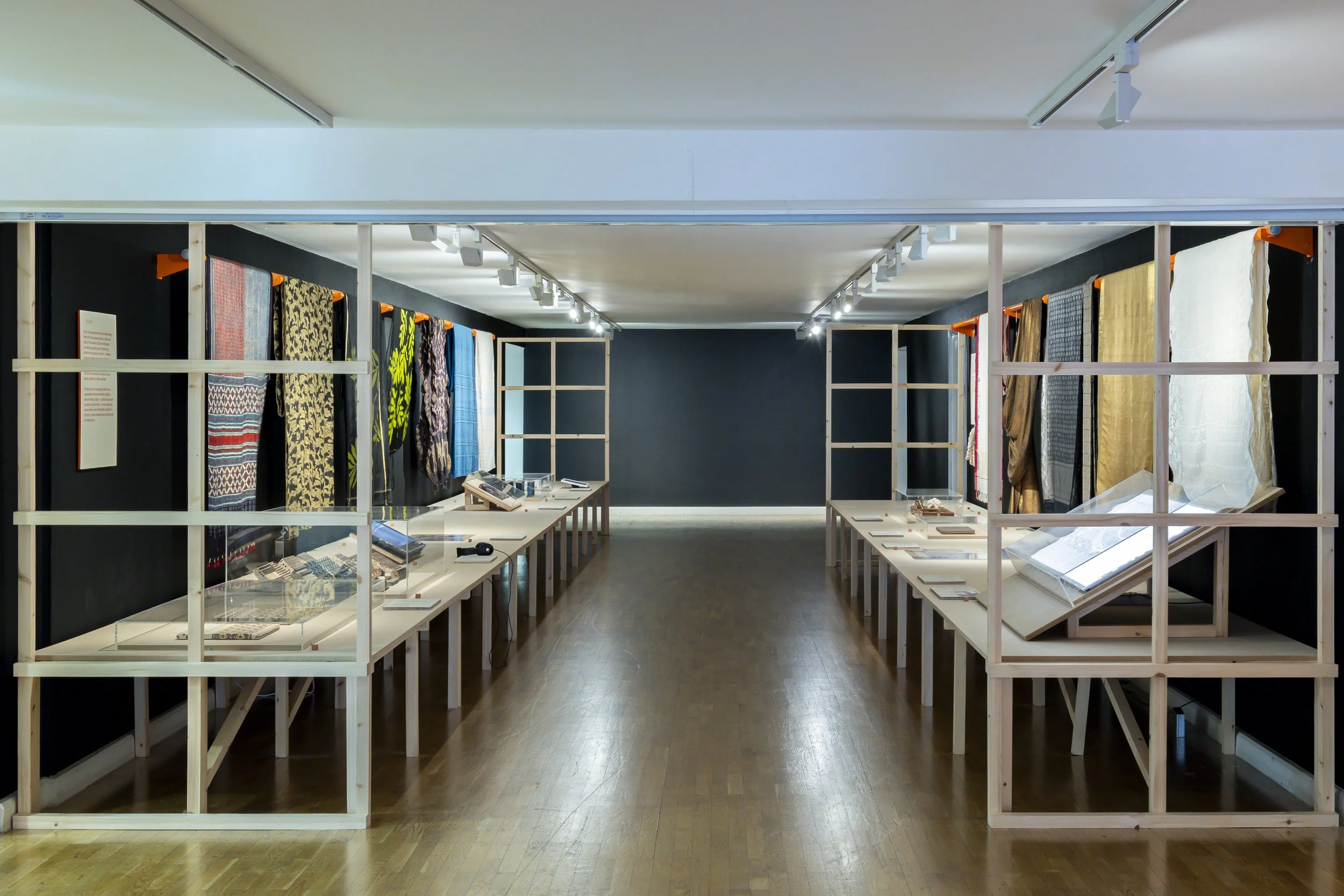 The Offbeat Sari exhibition furniture