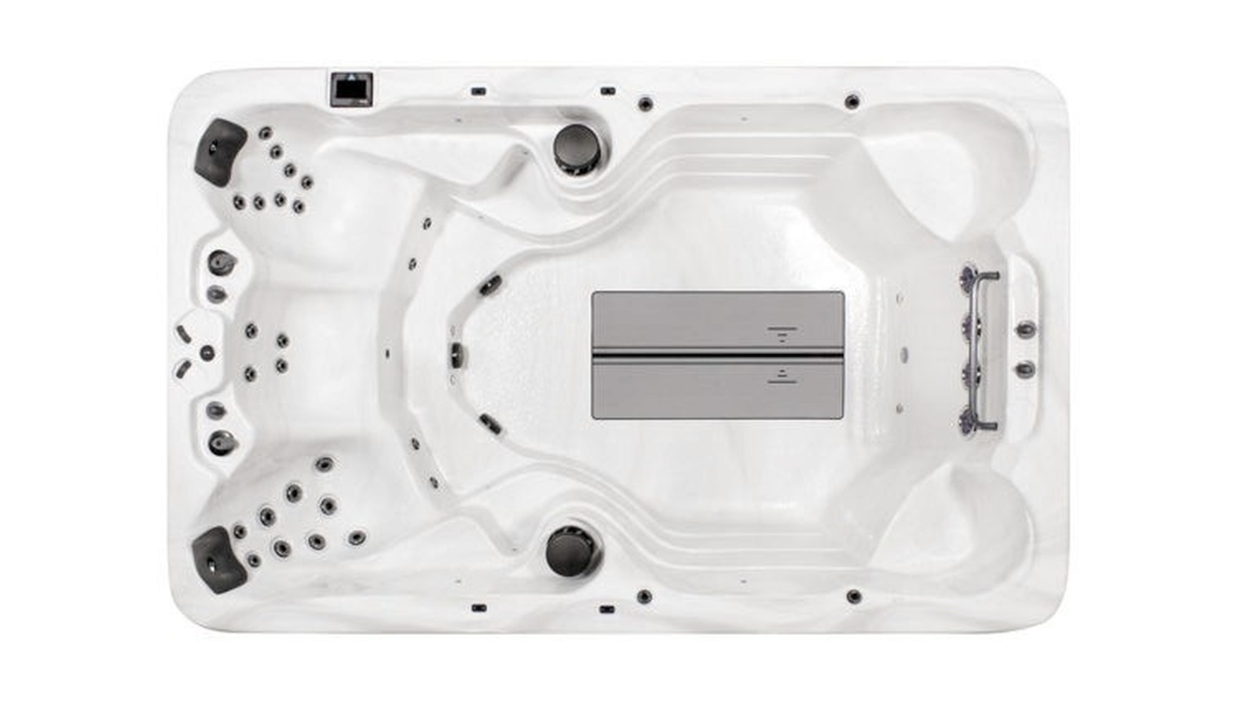 Vita XF2 swim spa overhead view