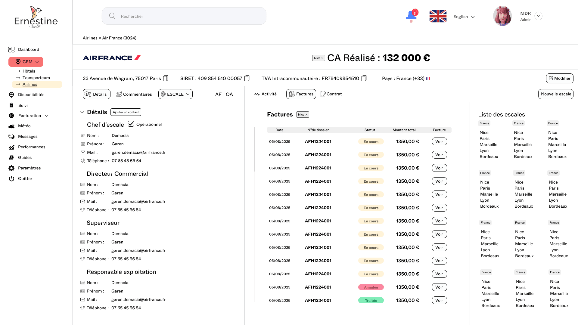 ernestine web app 16