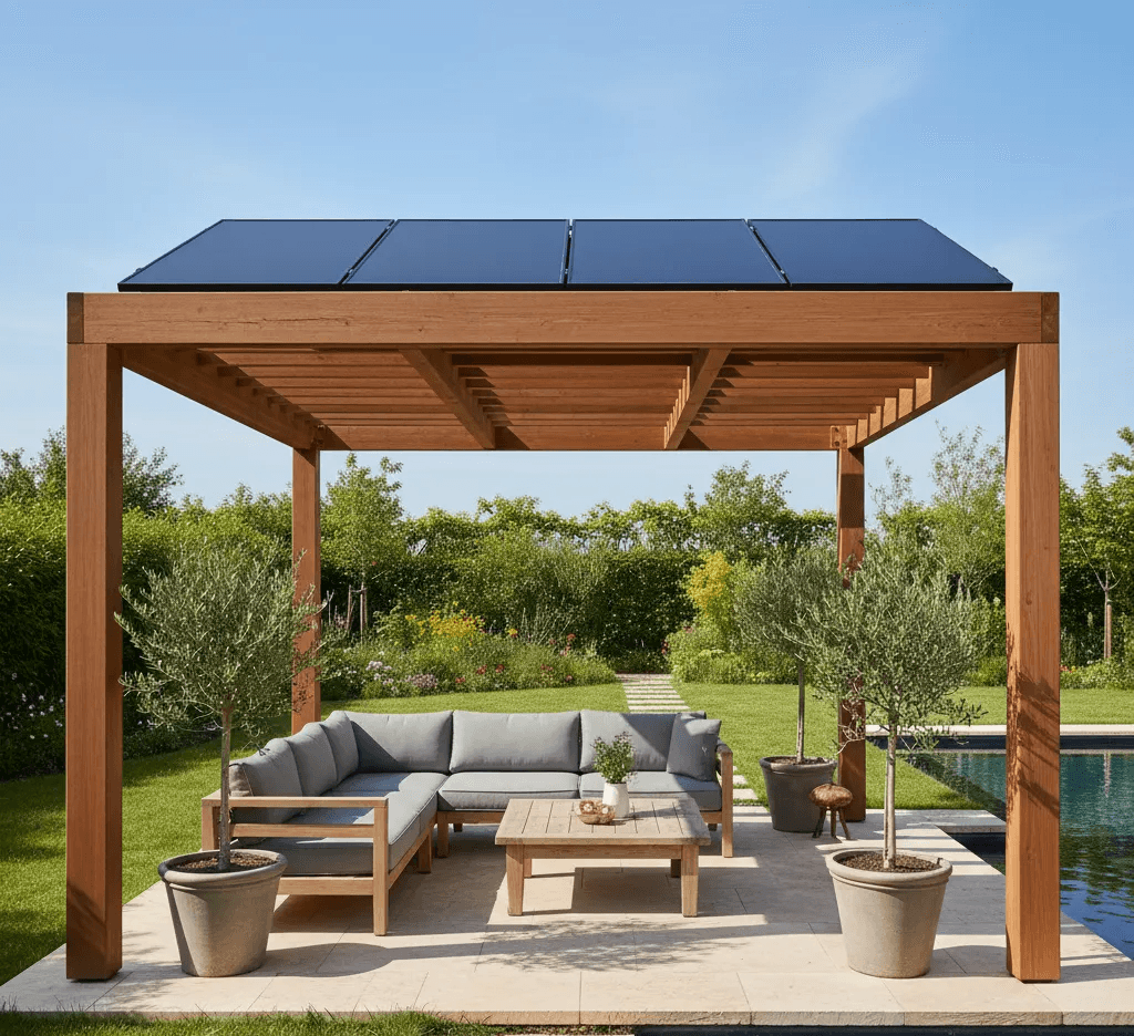 carport solaire une alternative sûre aux panneaux solaires sur pergola