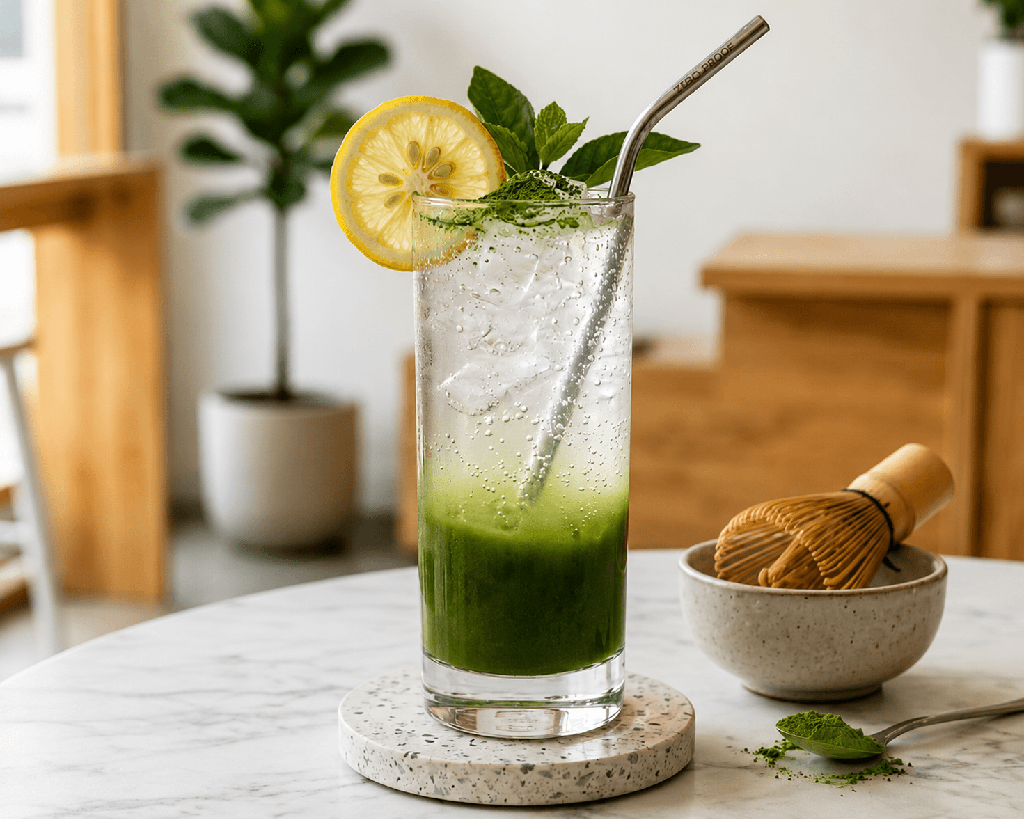 Yuzu Matcha Highball
