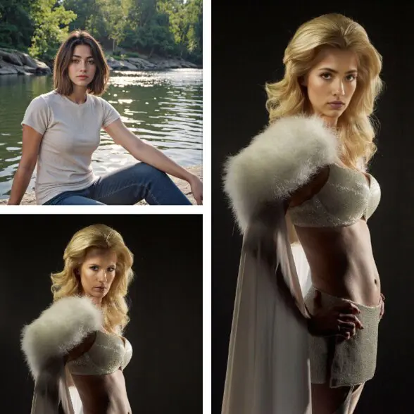 face swap for turn into White Queen