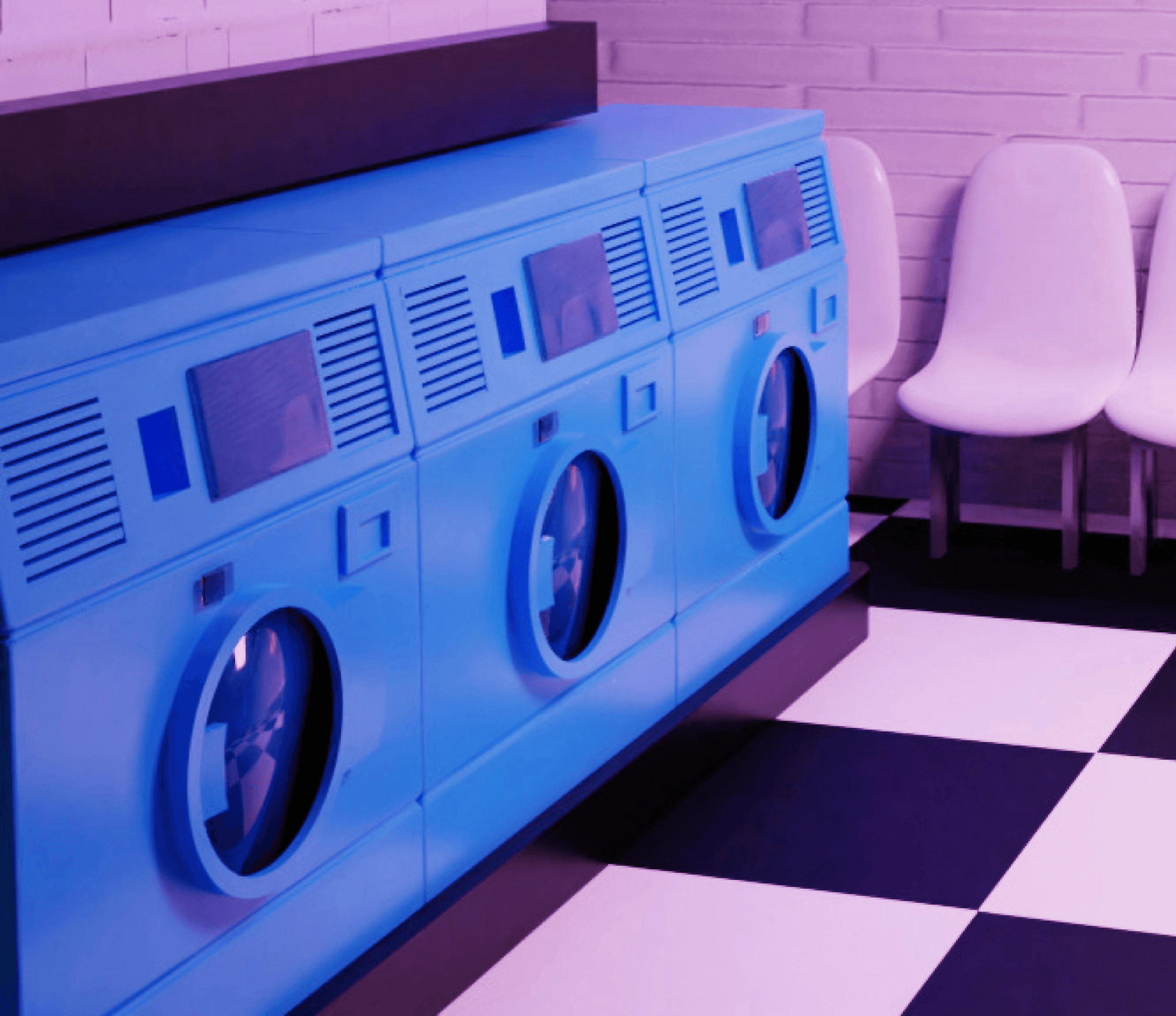 a row of white chairs sitting next to each other