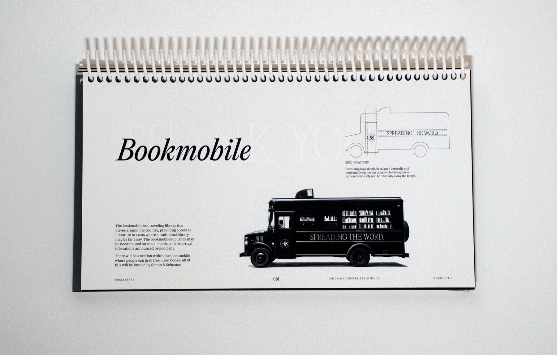 Simon & Schuster brand guidelines spread 60
