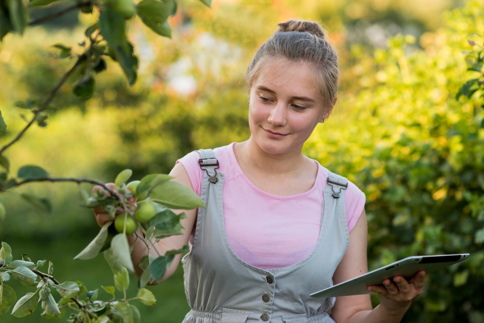 woman in farm