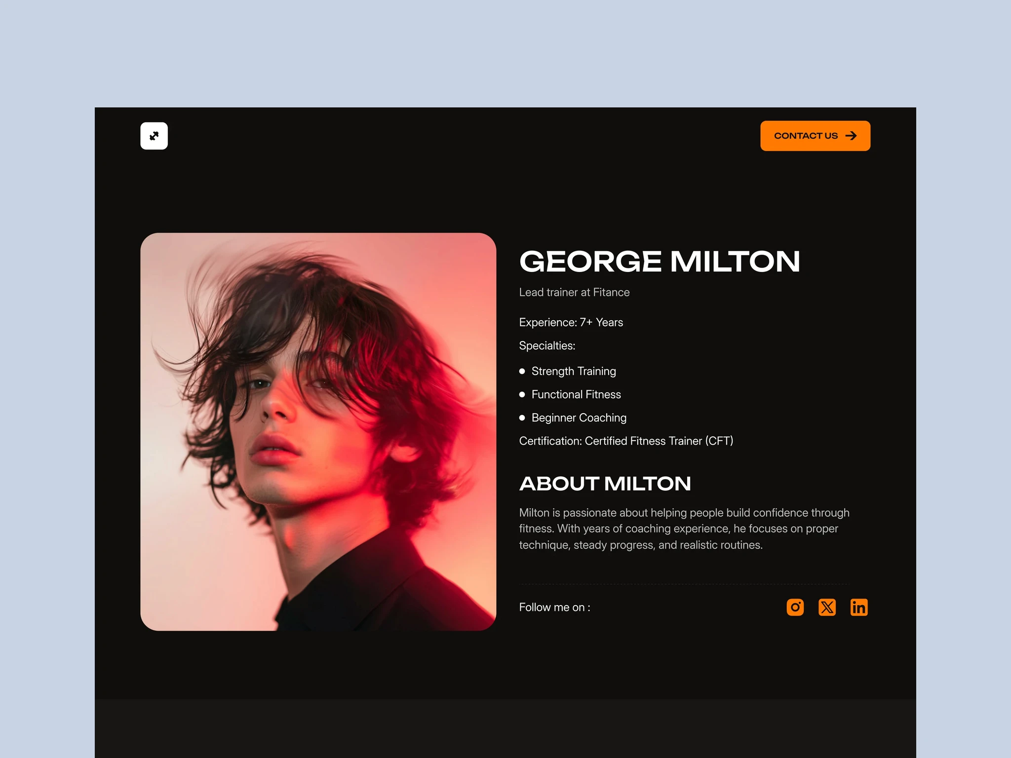  Gym & Fitness Business Template