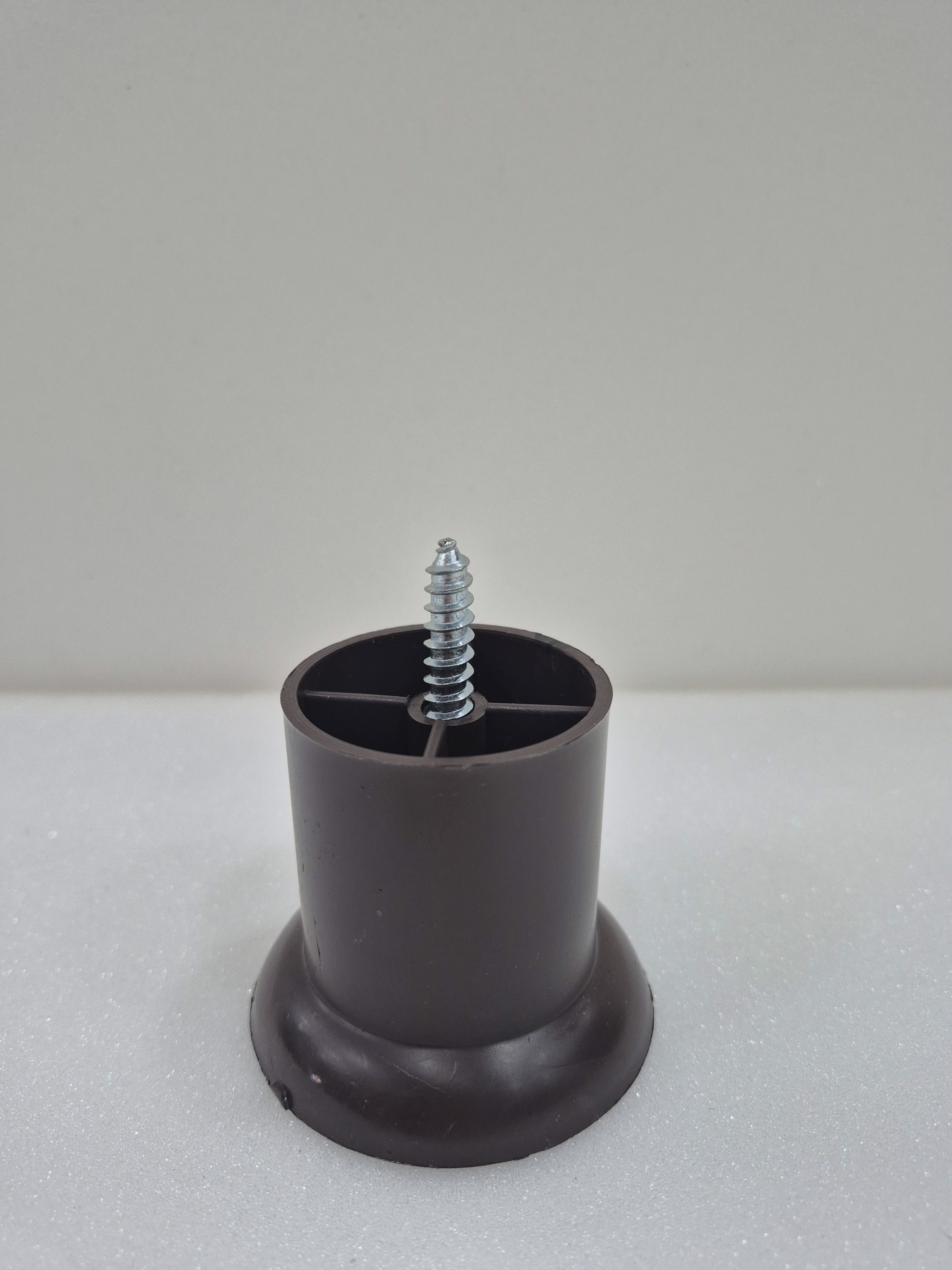 Kit 4 Pés Soberbo Tabaco 6 cm