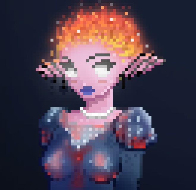 elven girl from nft collection celestials