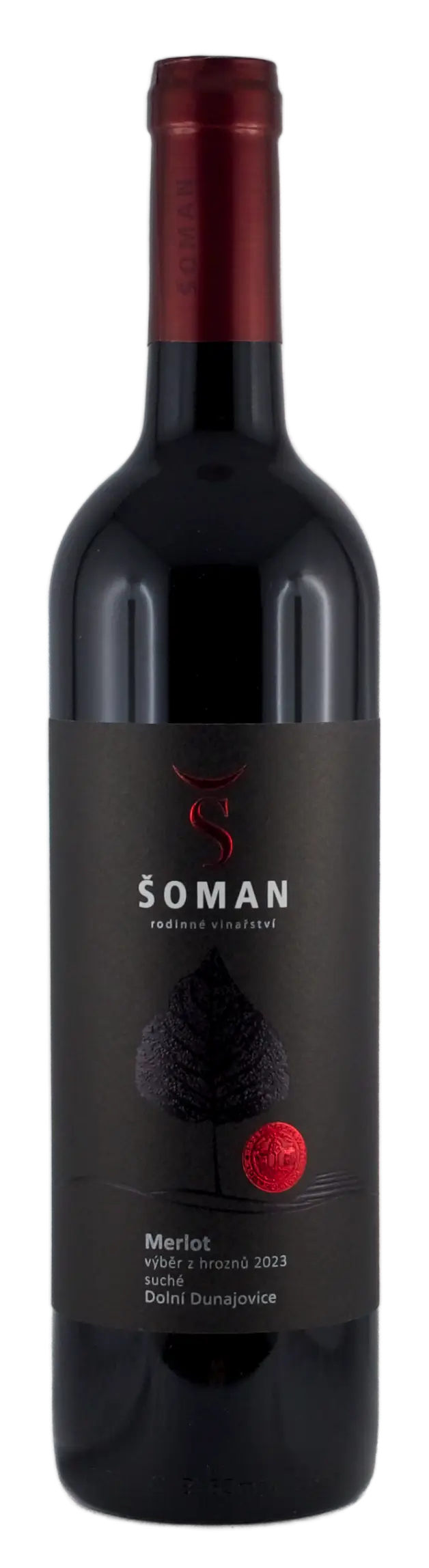 Šoman Merlot, bosecco pod špuntem