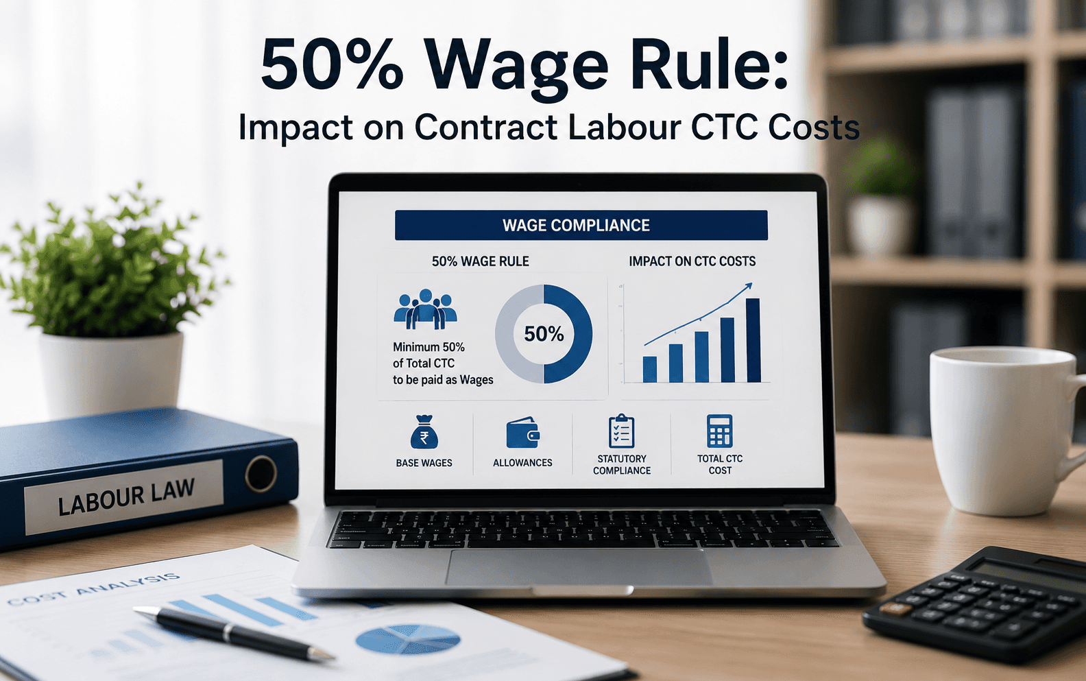 50% Wage Rule: Impact on Contract Labour CTC Costs
