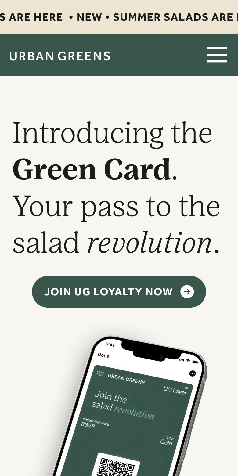 Branded loyalty program example