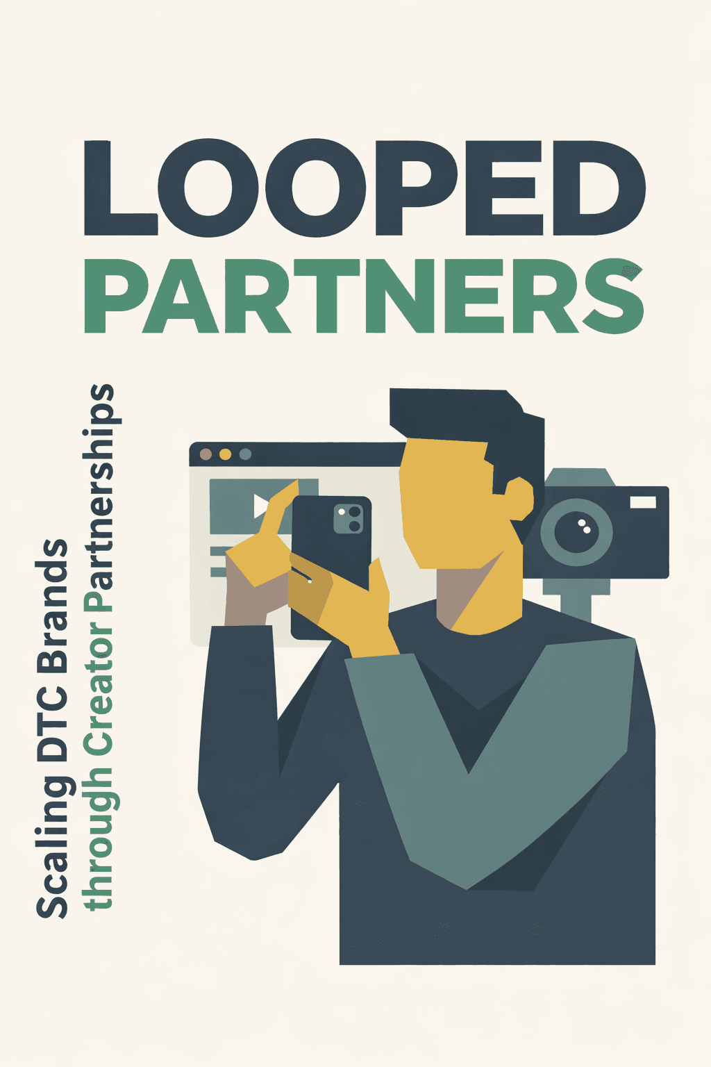 Portrait of portfolio creator – back view