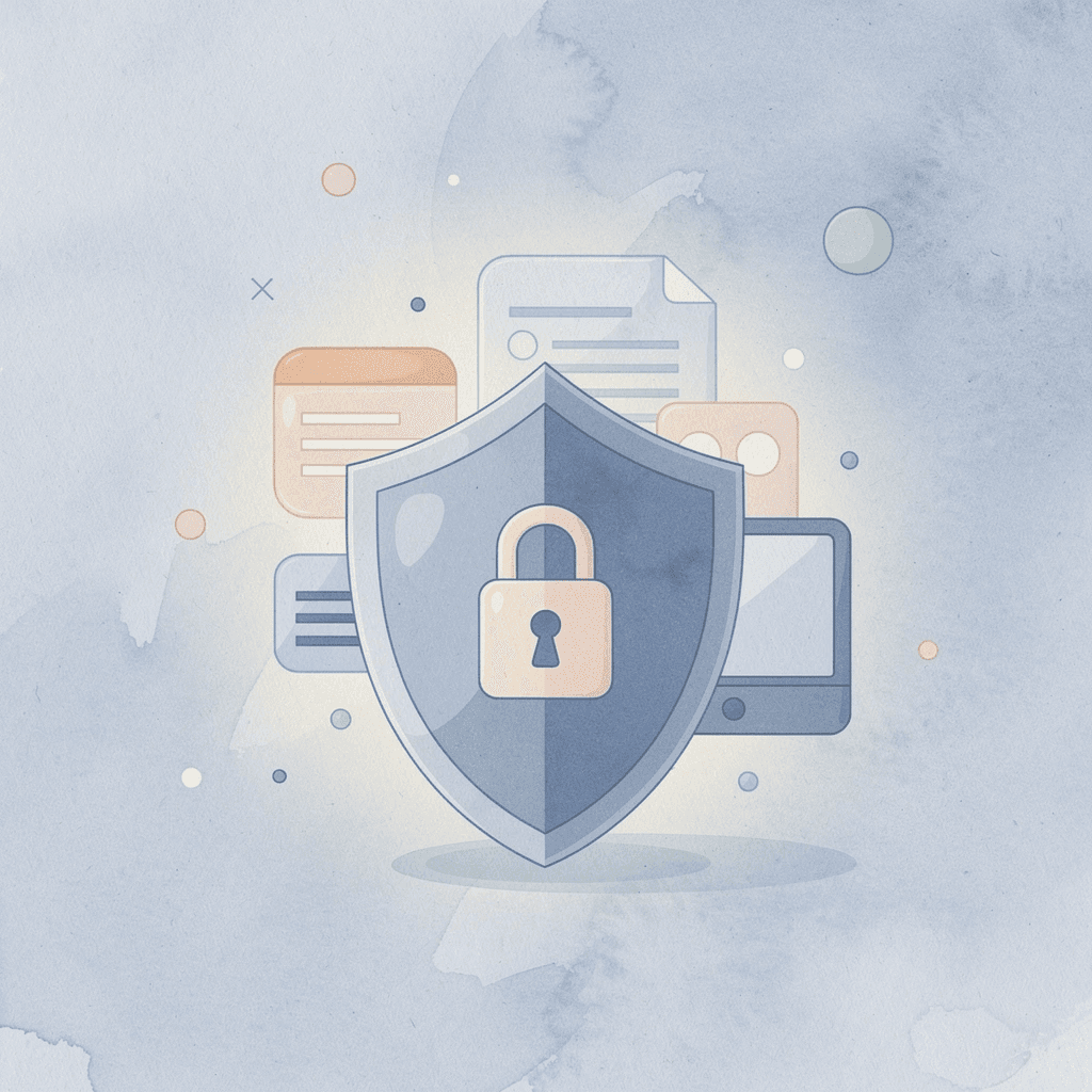 Shield protecting enterprise assets representing AI governance