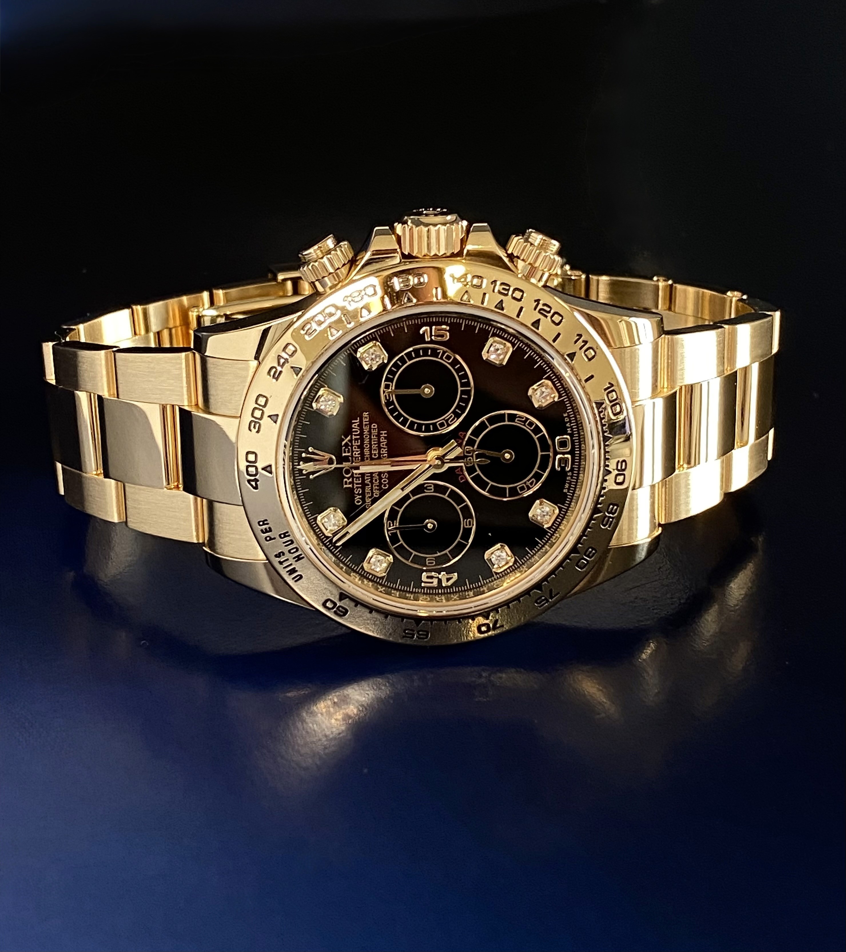 Chronograph in Gelbgold