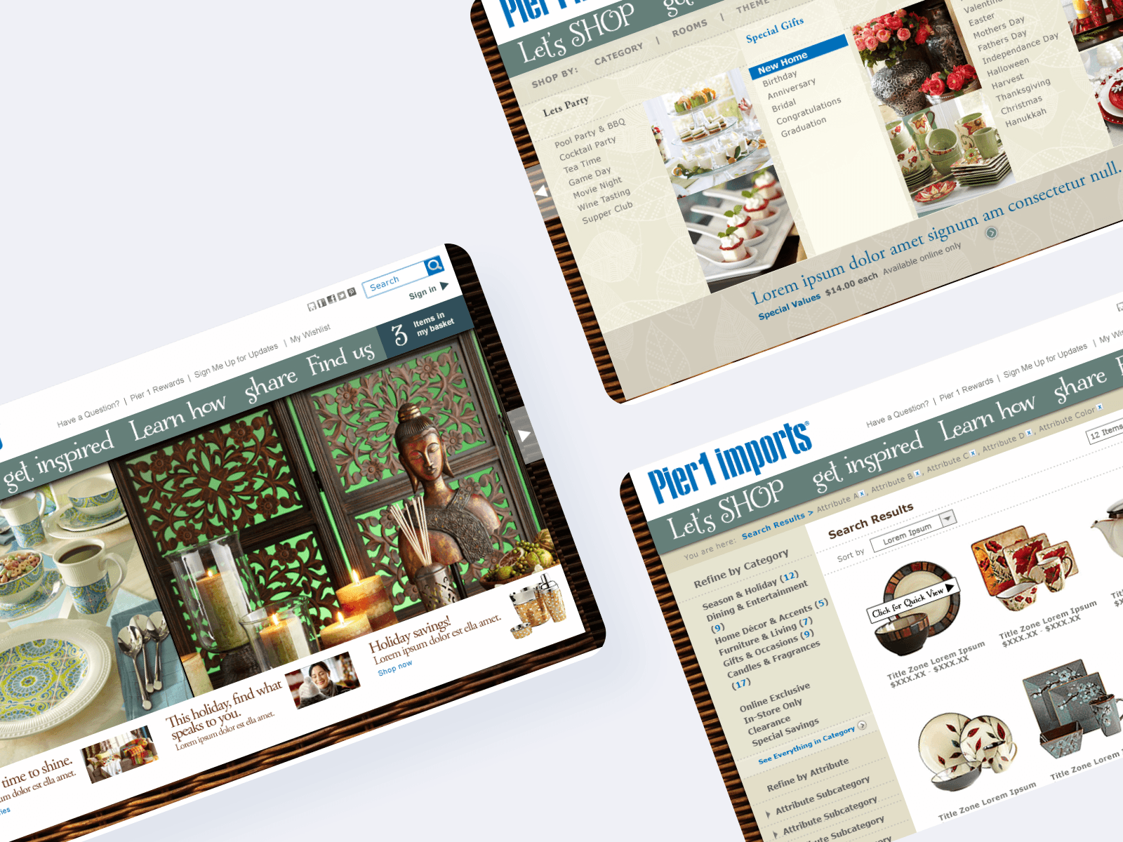 Tablet showing Bloomy UI