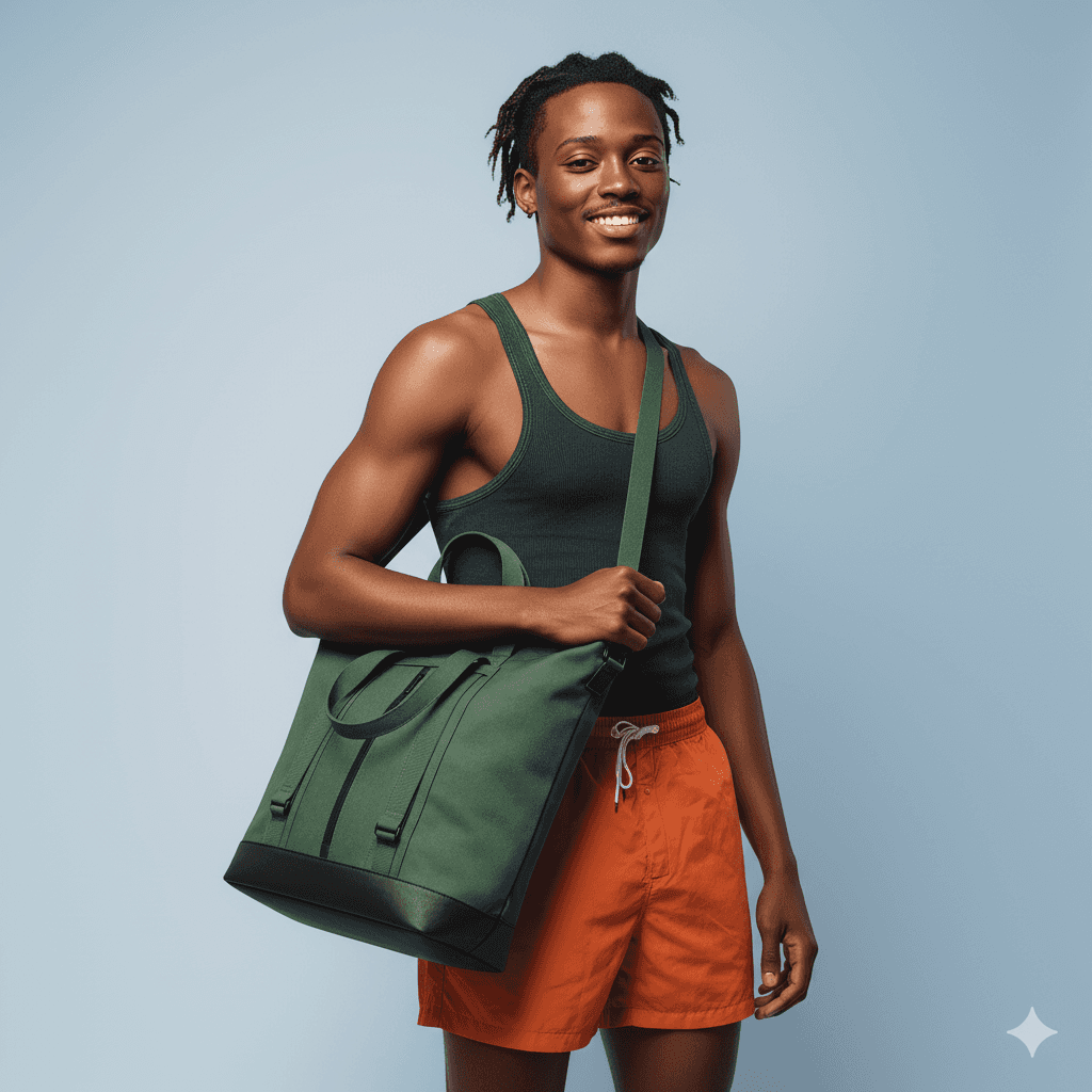 Green Tote Bag