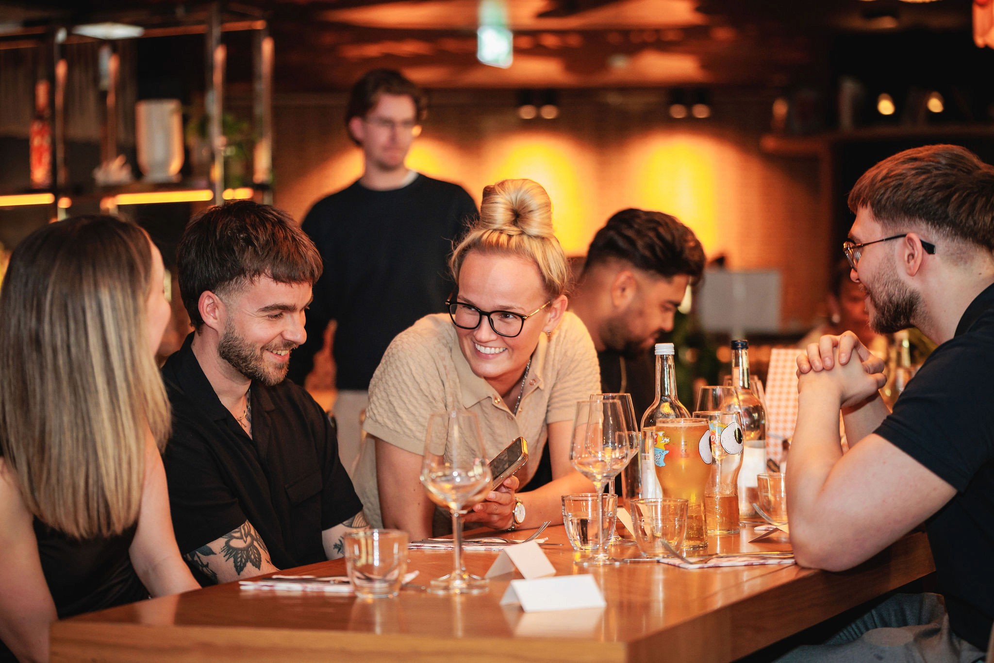 Snow-covered chalet venue for IQUW corporate ski event