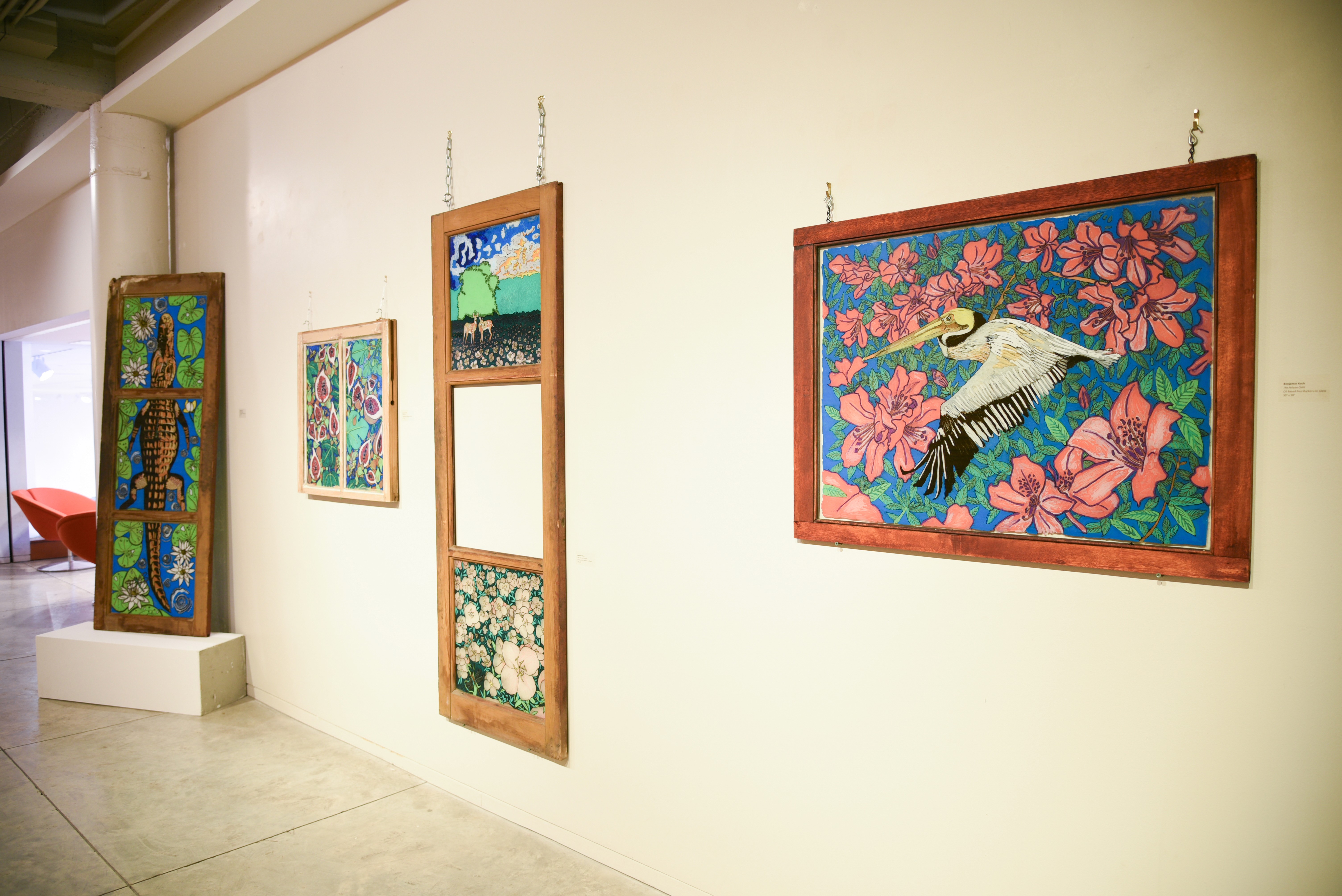 Several artworks by artist Ben Koch