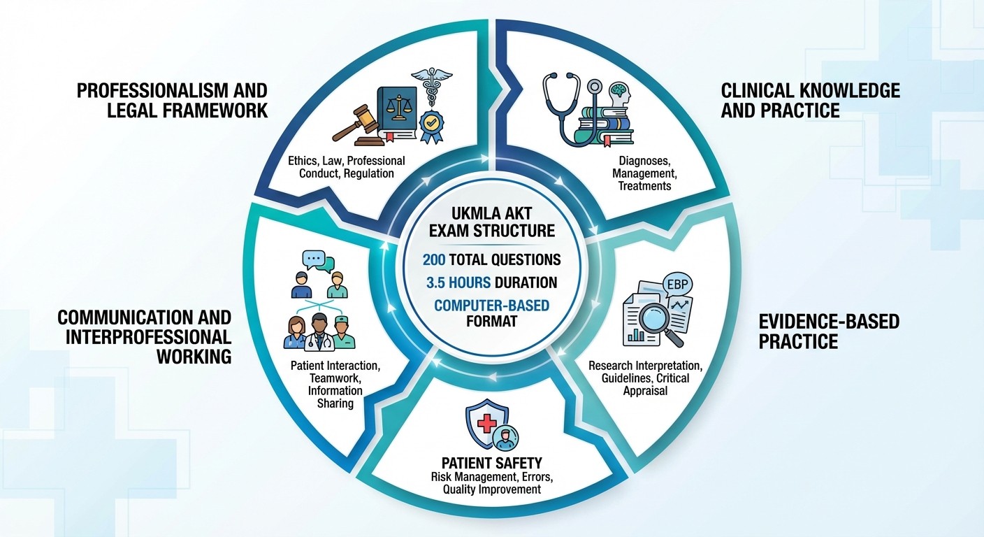 UKMLA AKT exam structure and format breakdown