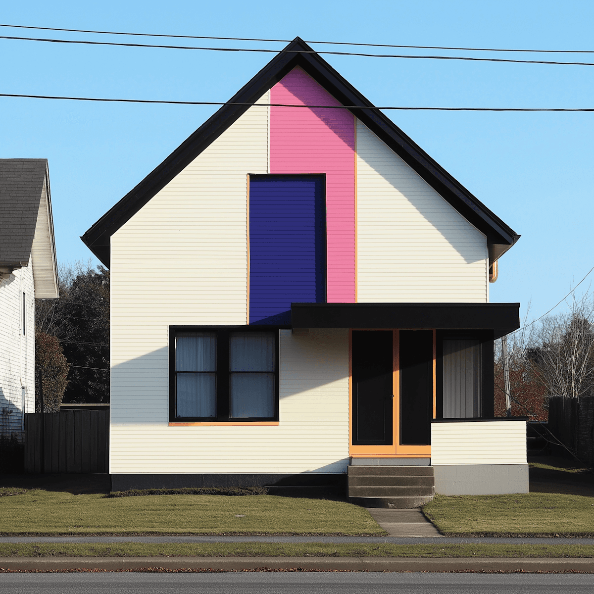 A colorful and minimal house 