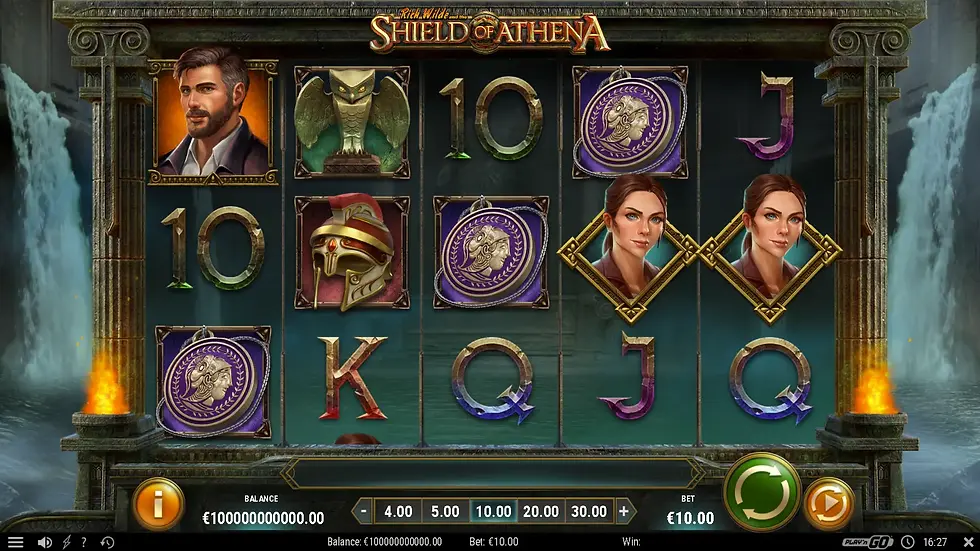 Rich Wilde and the Shield of Athena - capture officielle Play'n GO