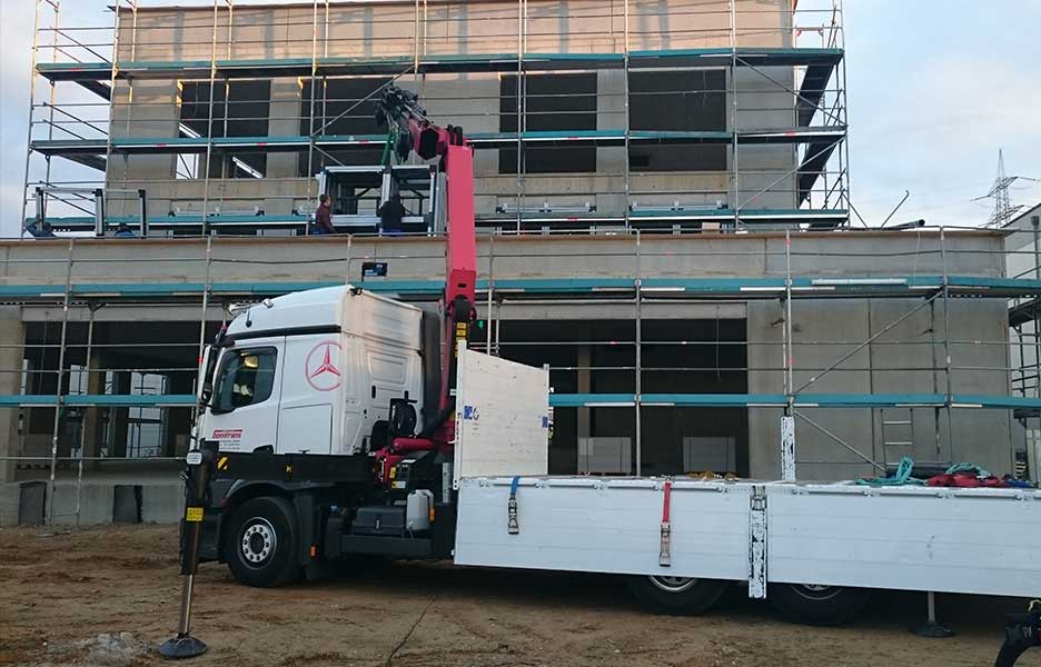 Baustofflogistik – zuverlässig, präzise, leistungsstark