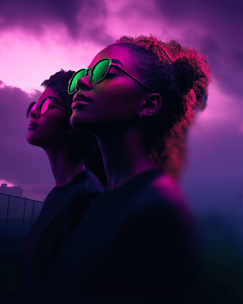 turned off black television