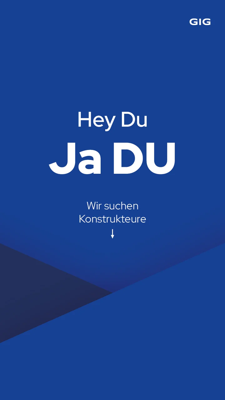 GIG Fassaden – GIG Ad Recruiting 9x116 Instagram Version Hey Du