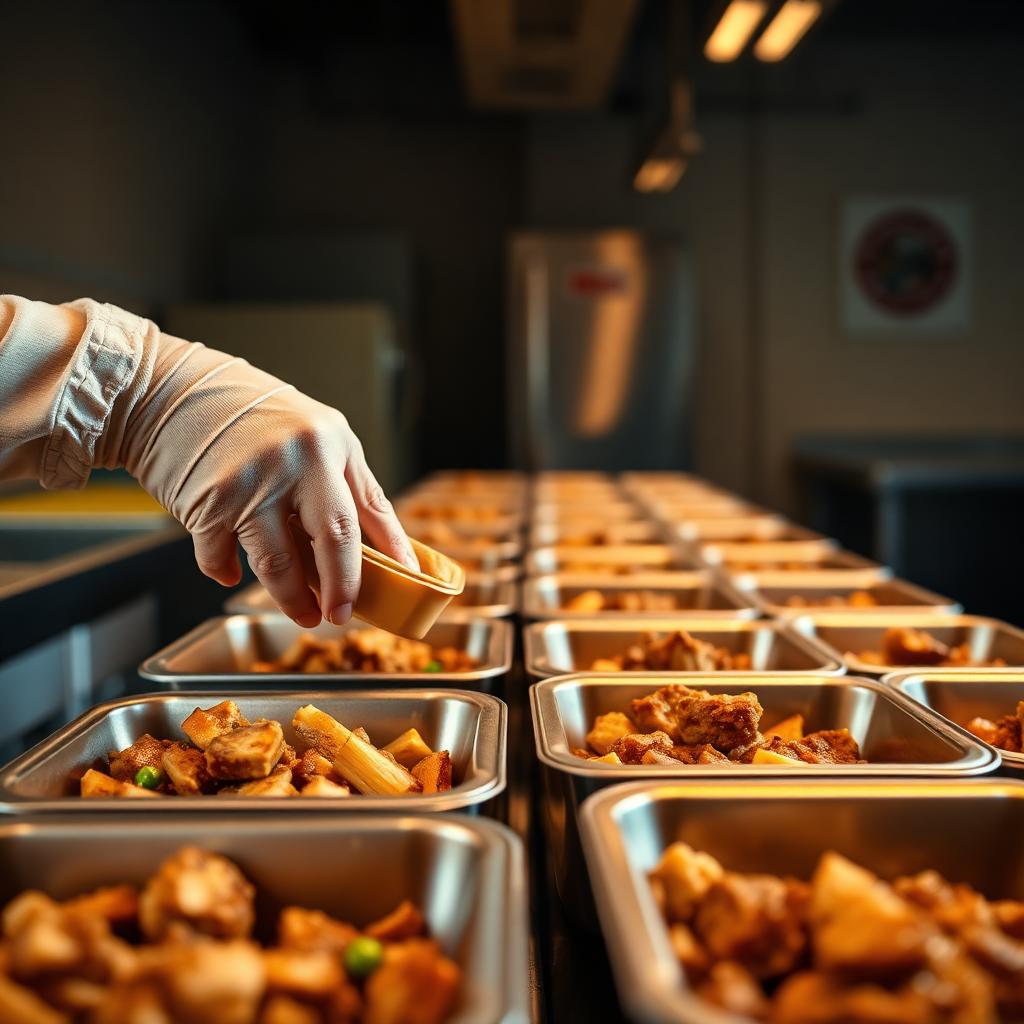A serene outdoor seating area with two chairs, surrounded by lush greenery and a glassed-in structure.