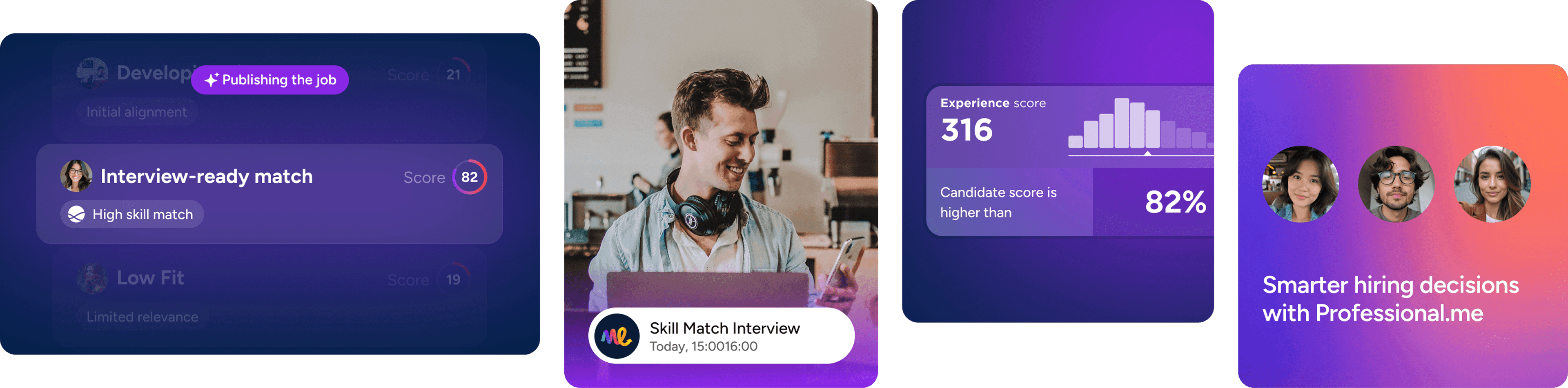 Professional.me core capabilities