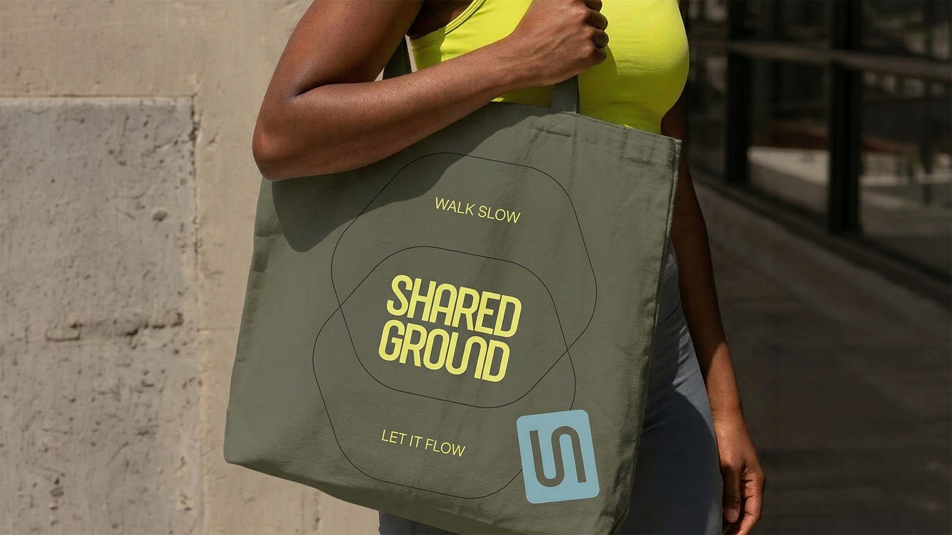 Shared Ground brand identity and motion design by Unpeel