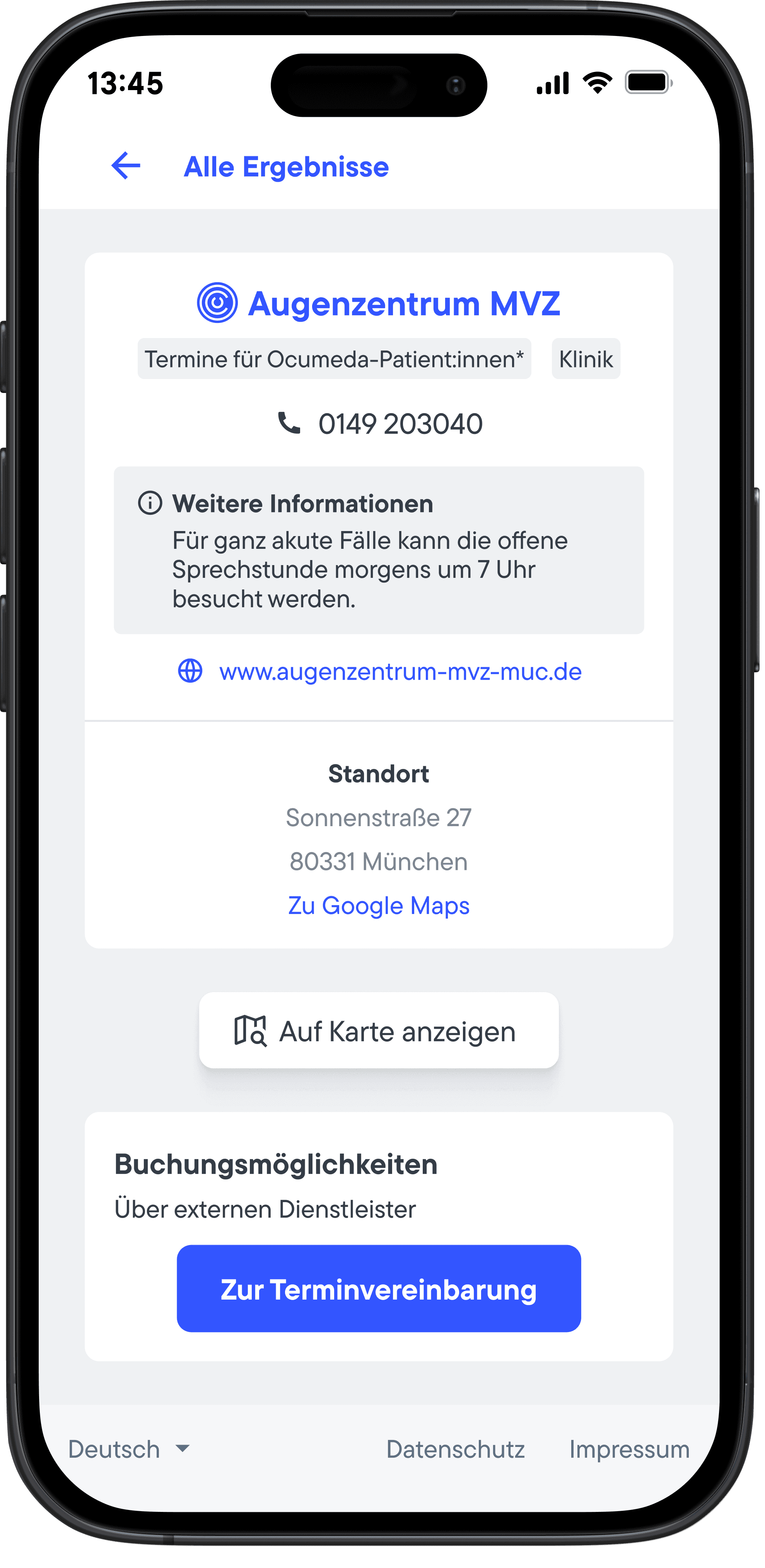 Care Network Detail Page