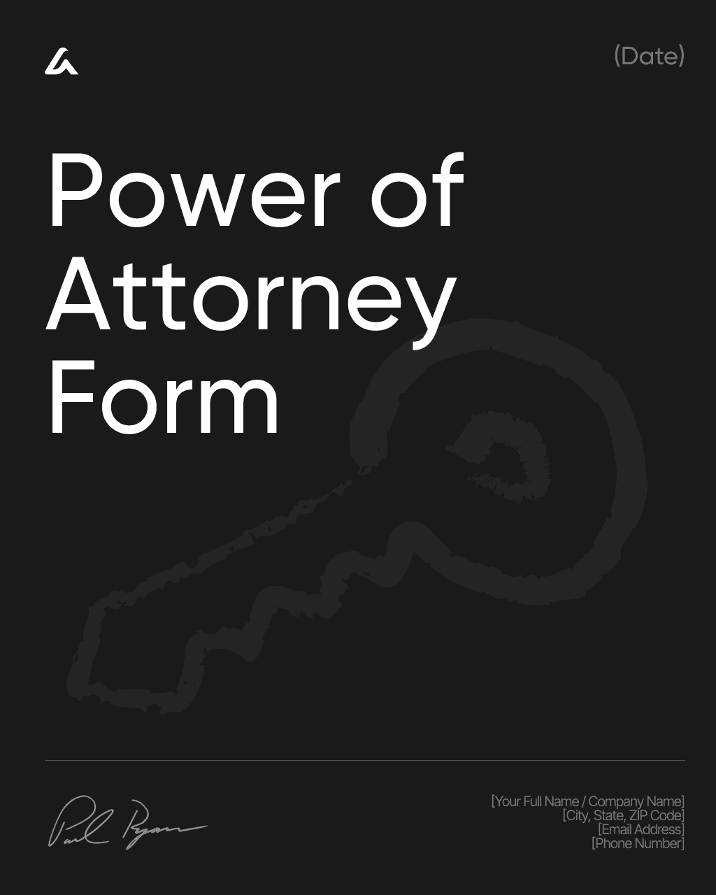 Power of Attorney Form