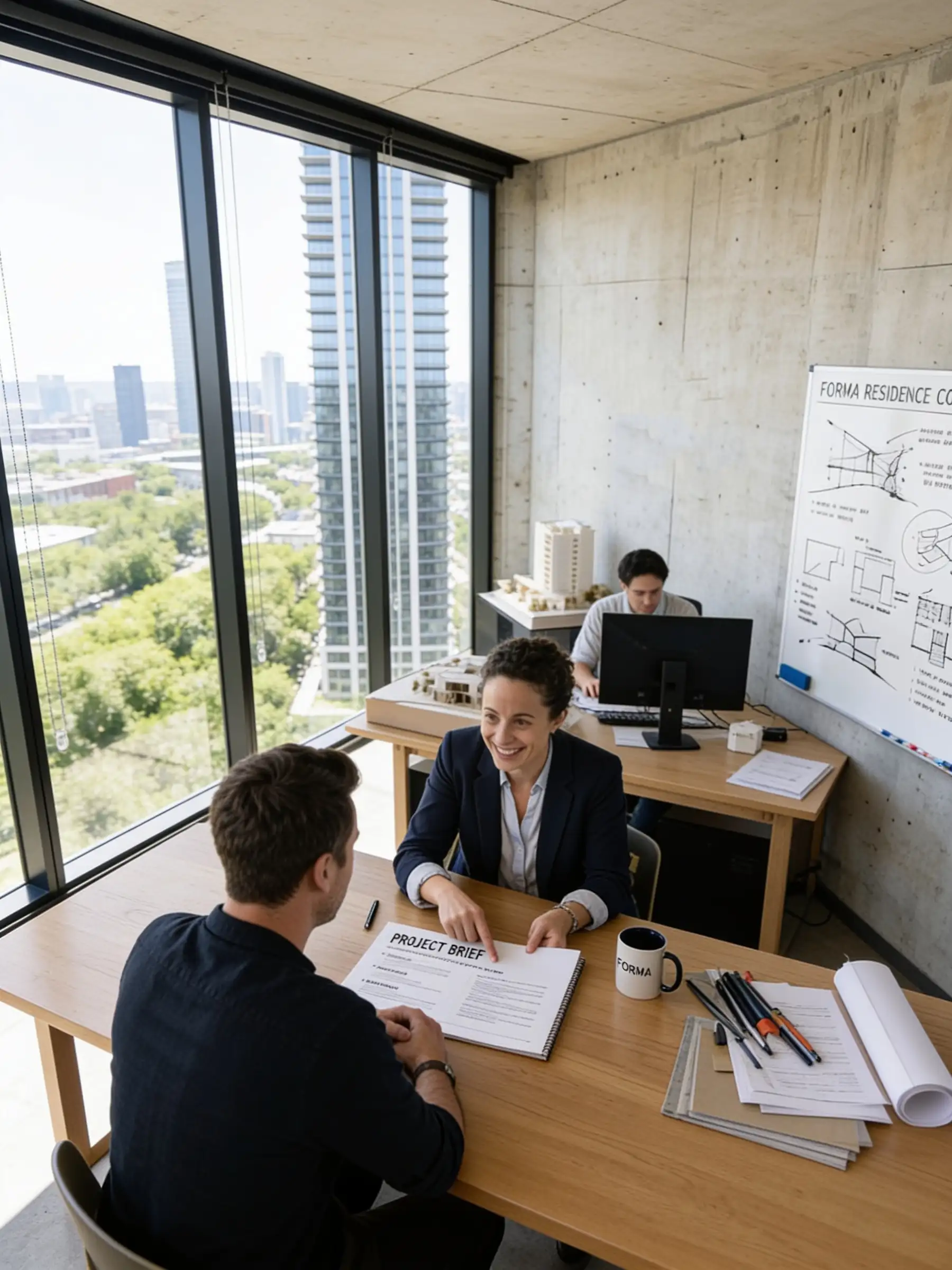 Project briefing and discovery phase in Forma's design process