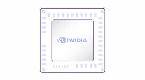 NVIDIA GPU chip illustration