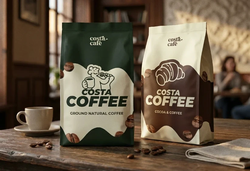cafe costa branding