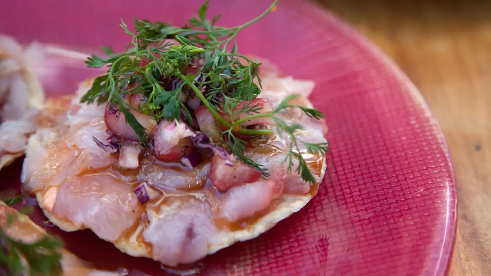 Tostadas con Chirmol