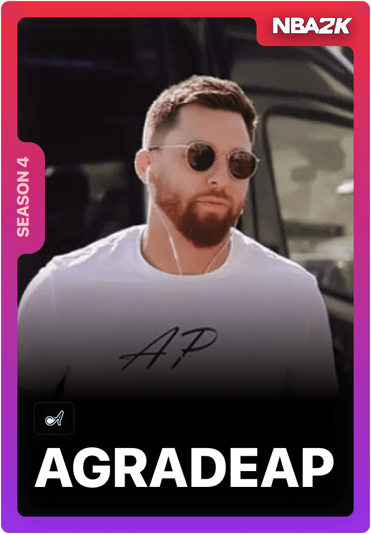 AGRADEAP NBA 2K competitive player featured in the 1v1Me esports league