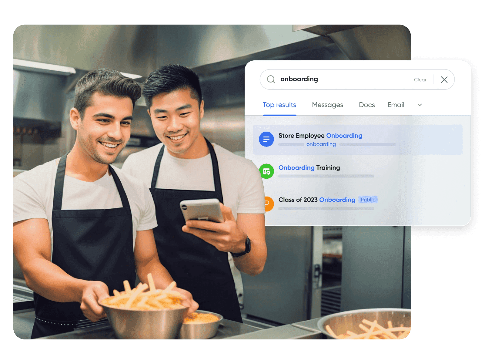 Employee onboarding on Lark