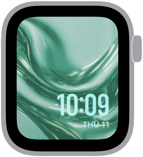 A selection from the Lucky Glass Apple Watch Face collection