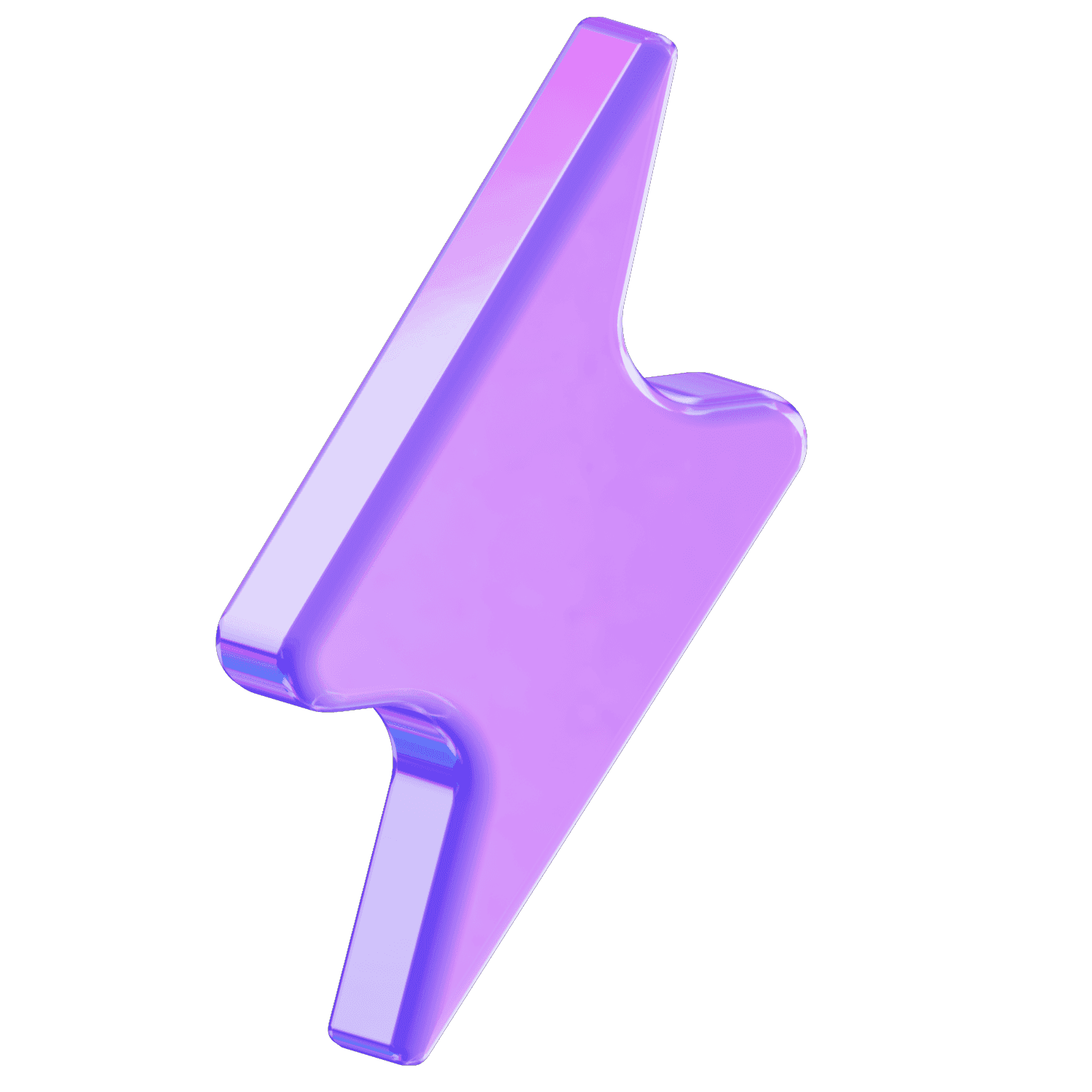 3D Lightning Icon illustrating the speed performance of my Framer Website Templates.