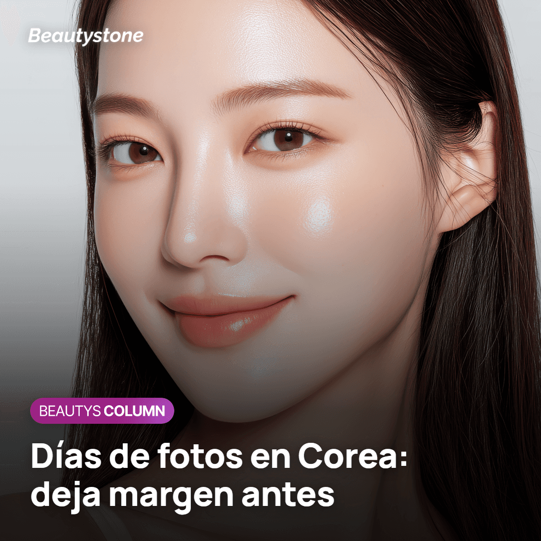 Planificar días de fotos de un viaje a Corea tras Radiesse