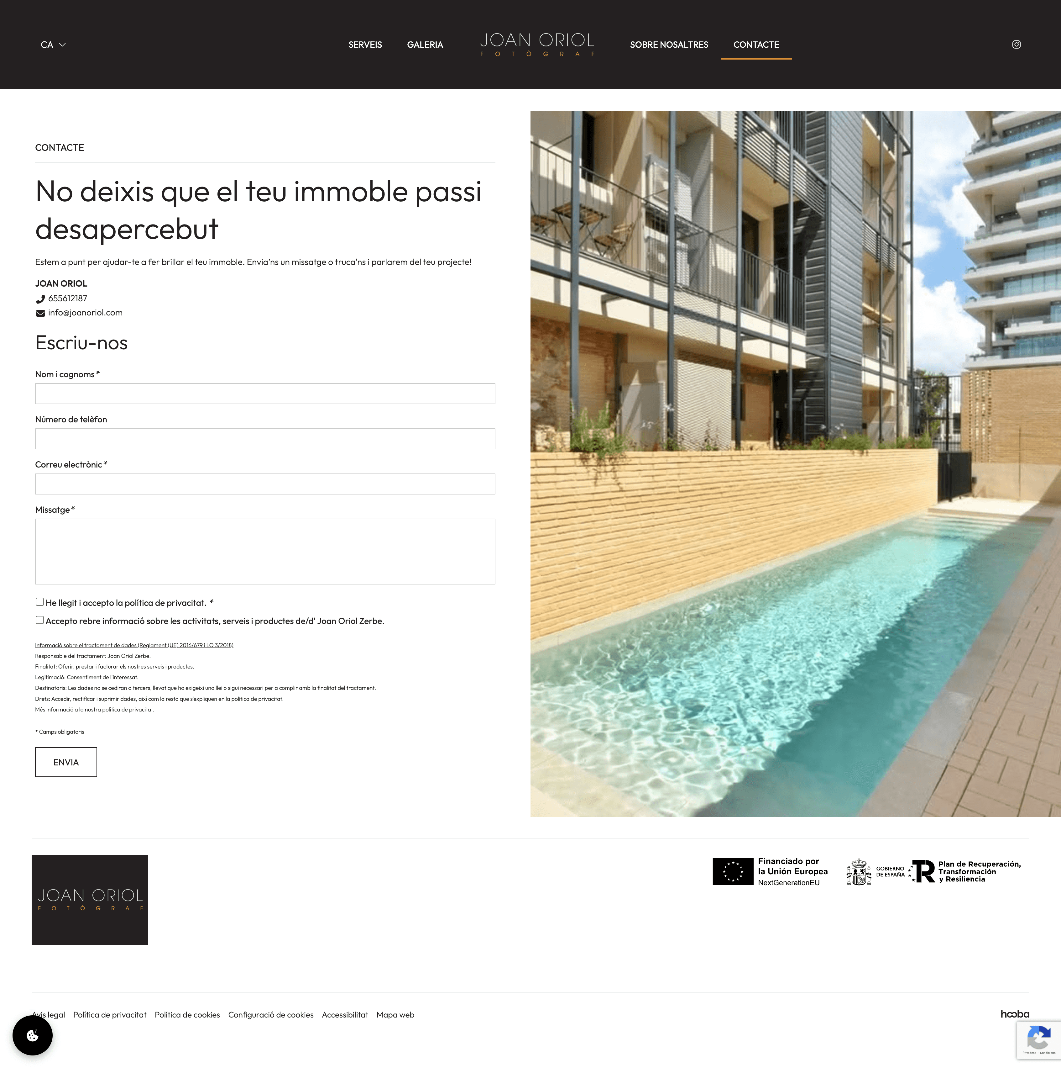 Conatcto - Joan Oriol