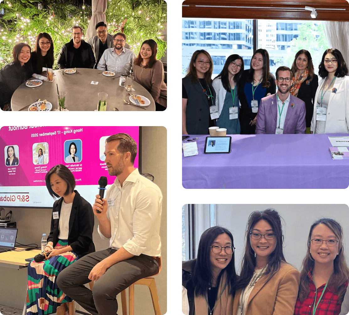 Collage of Therapy Partners team members in action