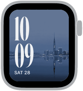 team korea Apple Watch face preview 4 featuring stylized colors and artwork.