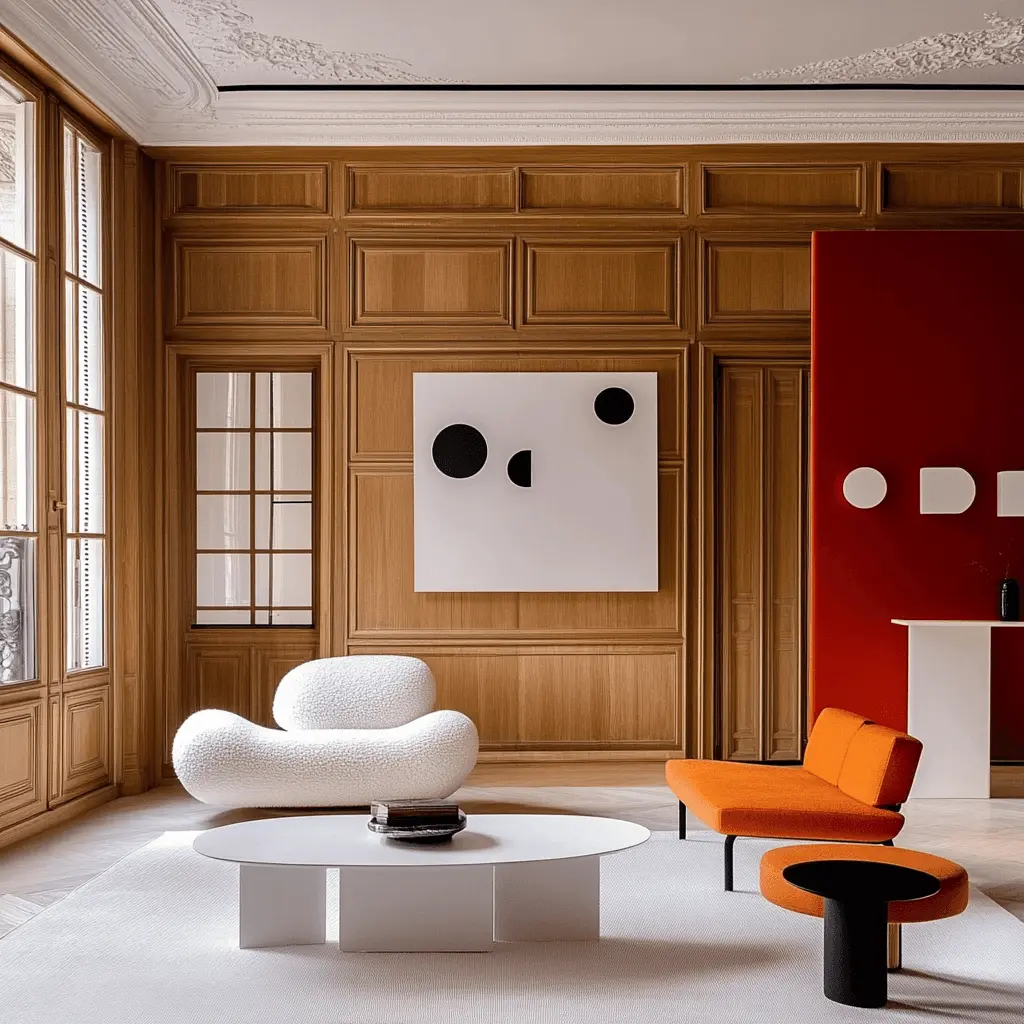 Parisian appartment interior design